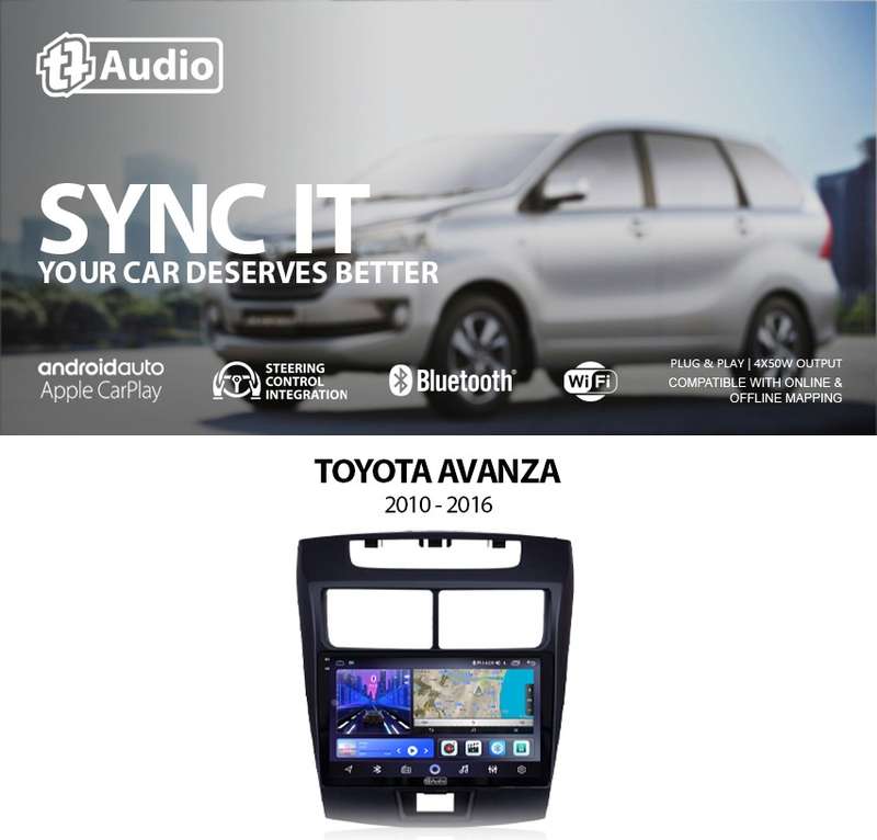 TT Audio 9" replacement radio for TOYOTA Avanza 2010-2016 (ECO)