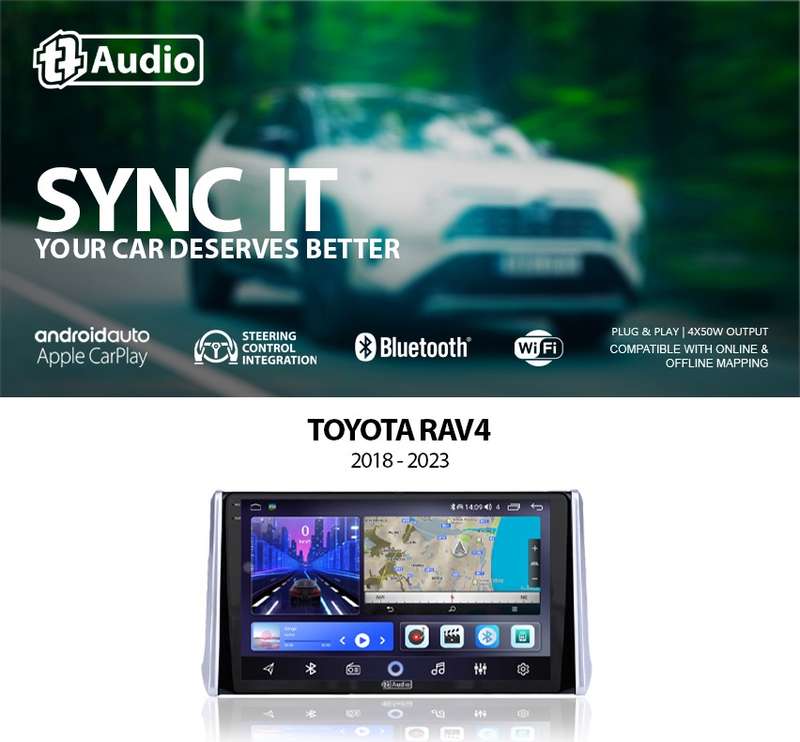 TT Audio 10" replacement radio for TOYOTA RAV4 2019-2024 (2K SCREEN)