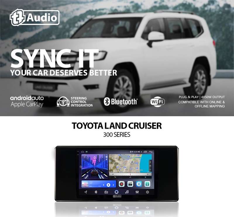 TT Audio 9" replacement radio for TOYOTA 300 SERIES (2K SCREEN)