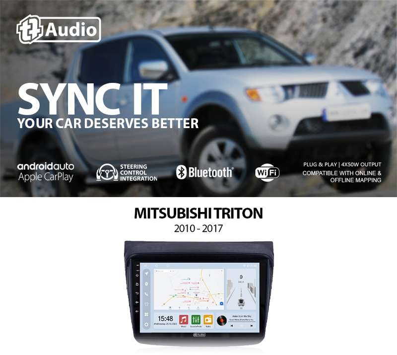TT Audio 9" replacement radio for MITSUBISHI TRITON/PAJERO SPORT 2010-2017 (CLASS D)