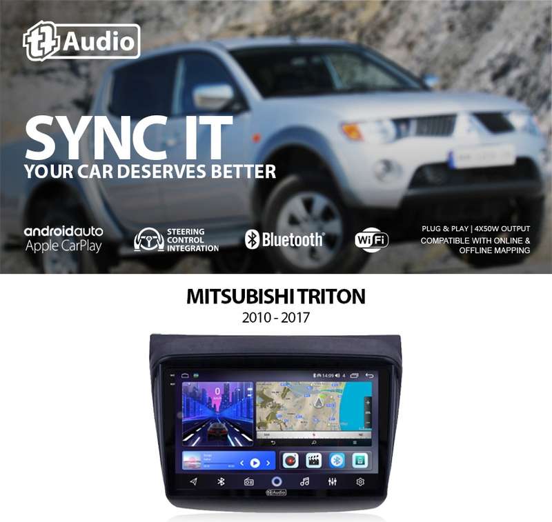 TT Audio 9" replacement radio for MITSUBISHI TRITON/PAJERO 2010-2017 (2K SCREEN)