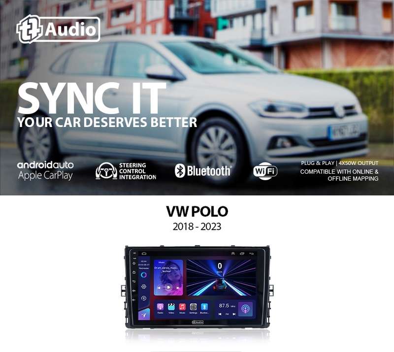 TT Audio Replacement Radio For VW POLO 2018-2024 (MID SPEC)