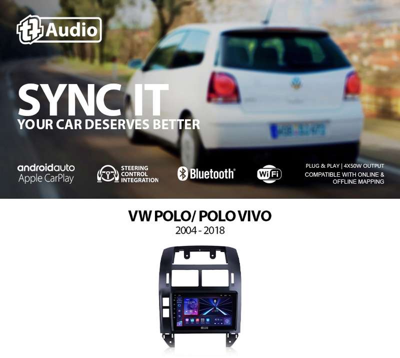 TT Audio 9" replacement radio for VW Polo 2004 - 2018 (MID SPEC)