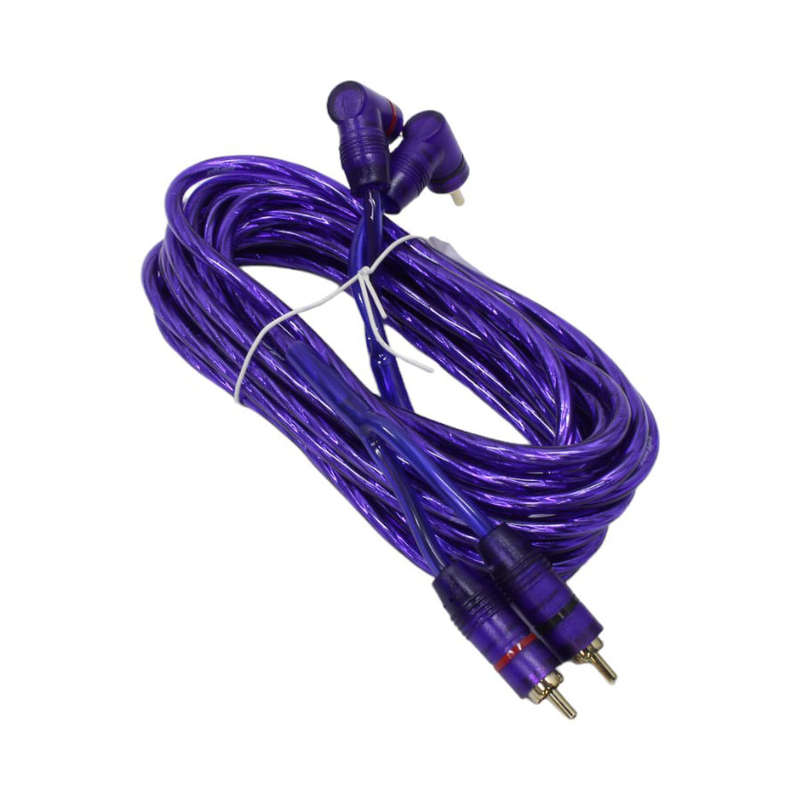 Purple RCA Car Audio Cabling (5metre)