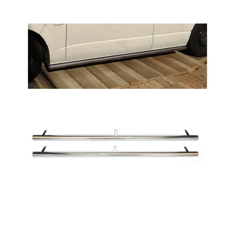 Chrome Side Step Skirtings to fit VW Golf Mk1 (1.7m length)