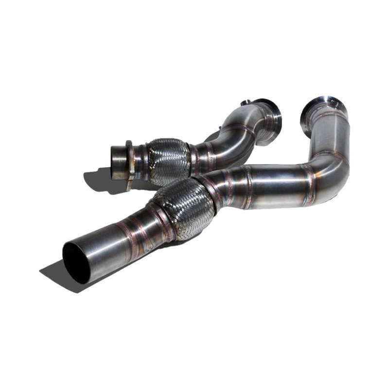 Powerpipes BMW S55 M3/M4 Set Flex downpipes