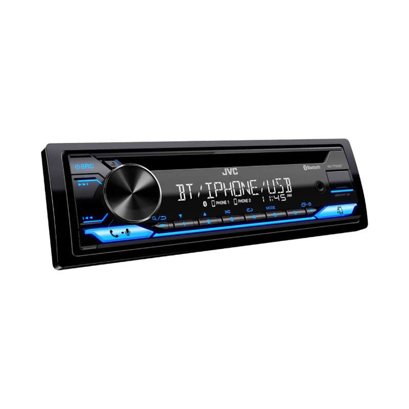 JVC KD-T721BT CD Receiver with Bluetooth, Dual Phone Connectivity, and USB/AUX Input