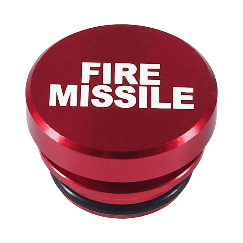 Universal "Fire Missile" Cigarette Lighter Cap (Red)