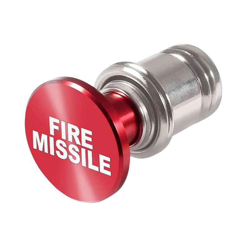 Universal "Fire Missile" Cigarette Lighter Plug &amp; Cap (Red)