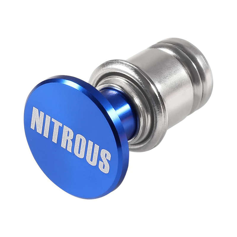 Universal "Nitrous" Design Cigarette Lighter Plug &amp; Cap (blue)