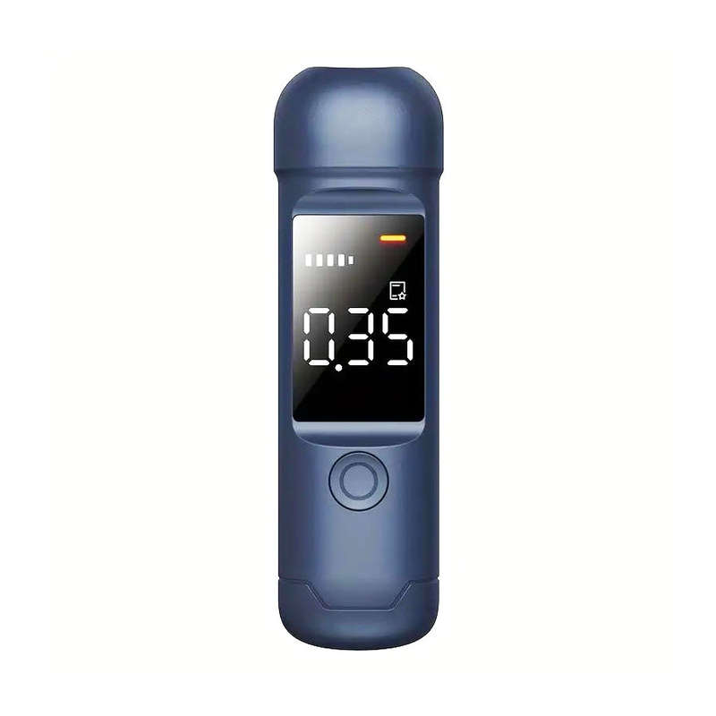XJ1000 Portable USB Rechargable Alcohol Breathalyzer Tester (Black)
