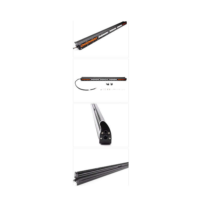 32" Single Row White &amp; Amber LED Aluminium Light Bar