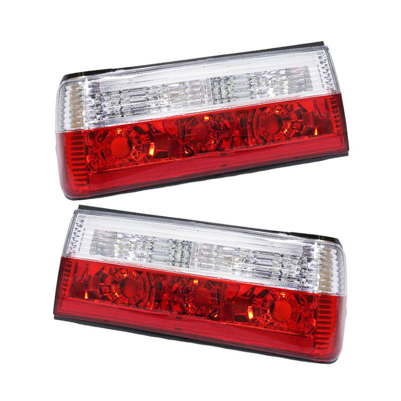 Suitable for Bmw E30 Crystal Look Semi Clear Tailights (for plastic bumpers)