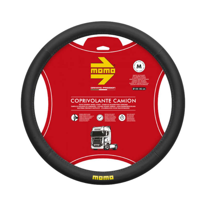 Momo Truck Comfort Steering Wheel Cover - Black (44-46cm)