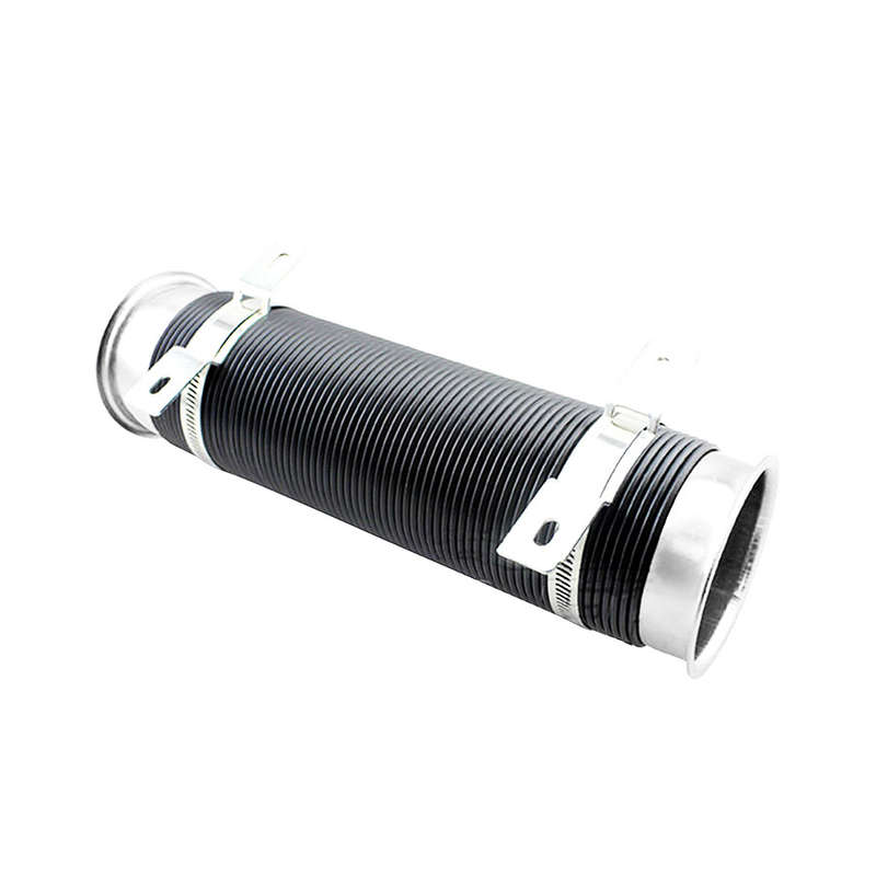 Turbo Multi Flexible Cold Air Intake Pipe Tube Duct - 75mm x 1metre (Silver)
