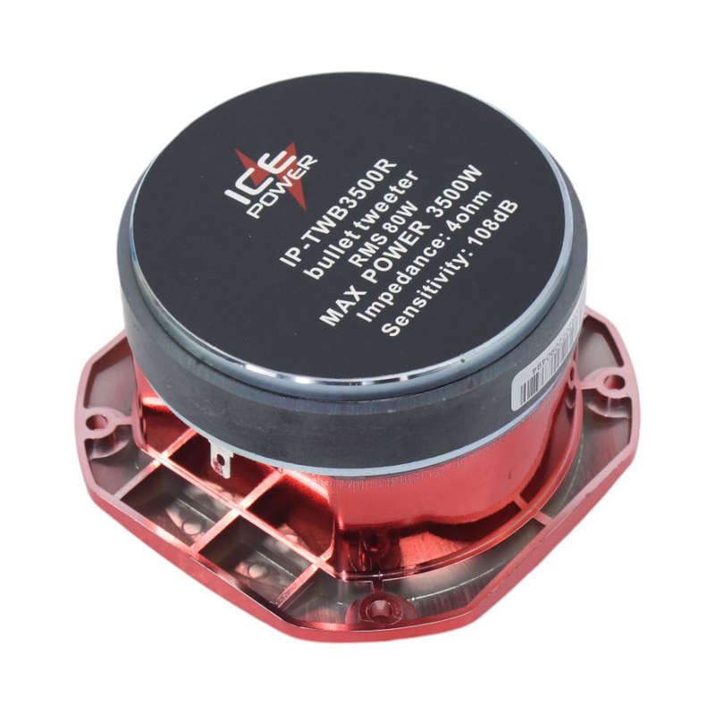 Ice Power IP-TWB3500R 3500w Red Bullet Tweeter (each)