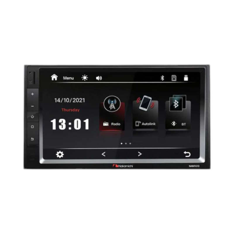 Nakamichi NKM-NAM1610 7" Double Din Media Player with Bluetooth