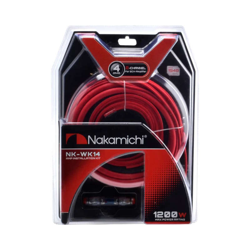 Nakamichi NKM-NK-WK14 4gauge 1400w Car Audio Wiring Kit