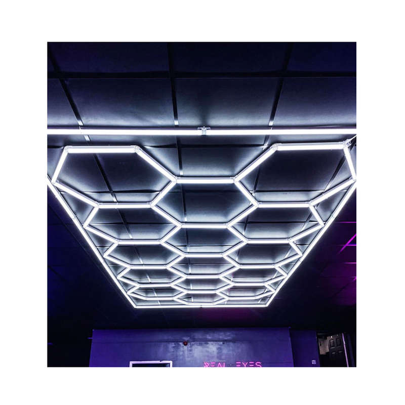 Hexagon Grid Led Light for Auto Detailing Shop-Garage or Workshop