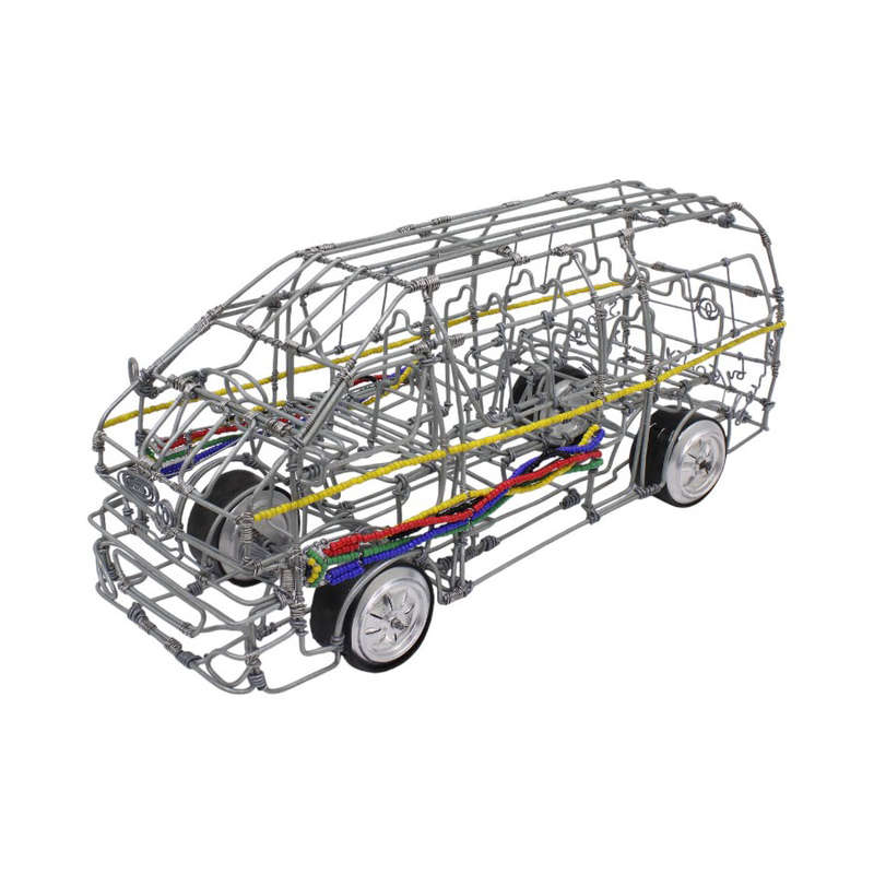 Handcrafted SS Minibus Taxi Model Car
