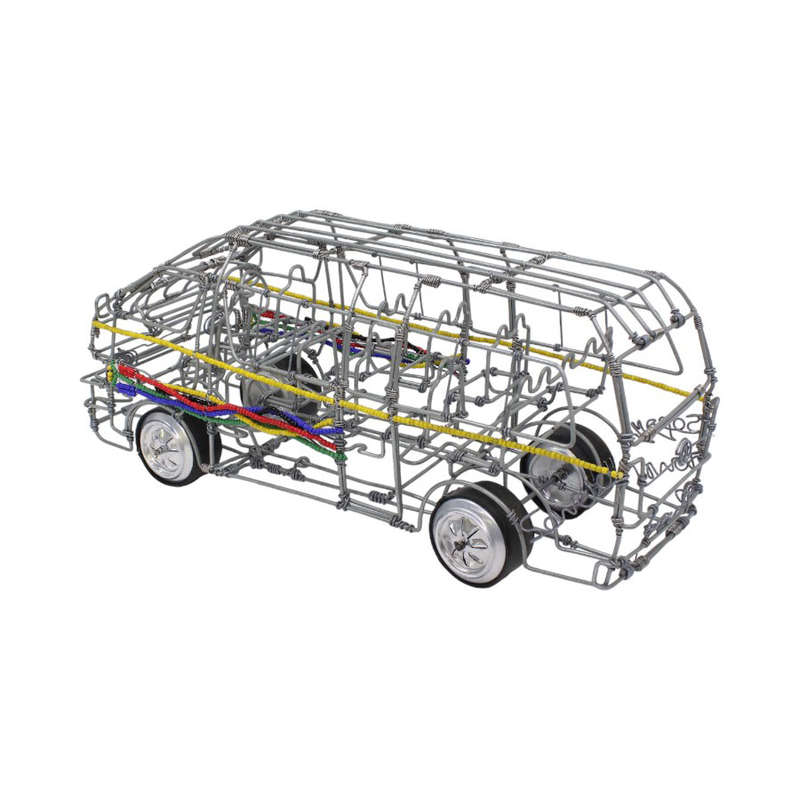 Handcrafted SS Minibus Taxi Model Car