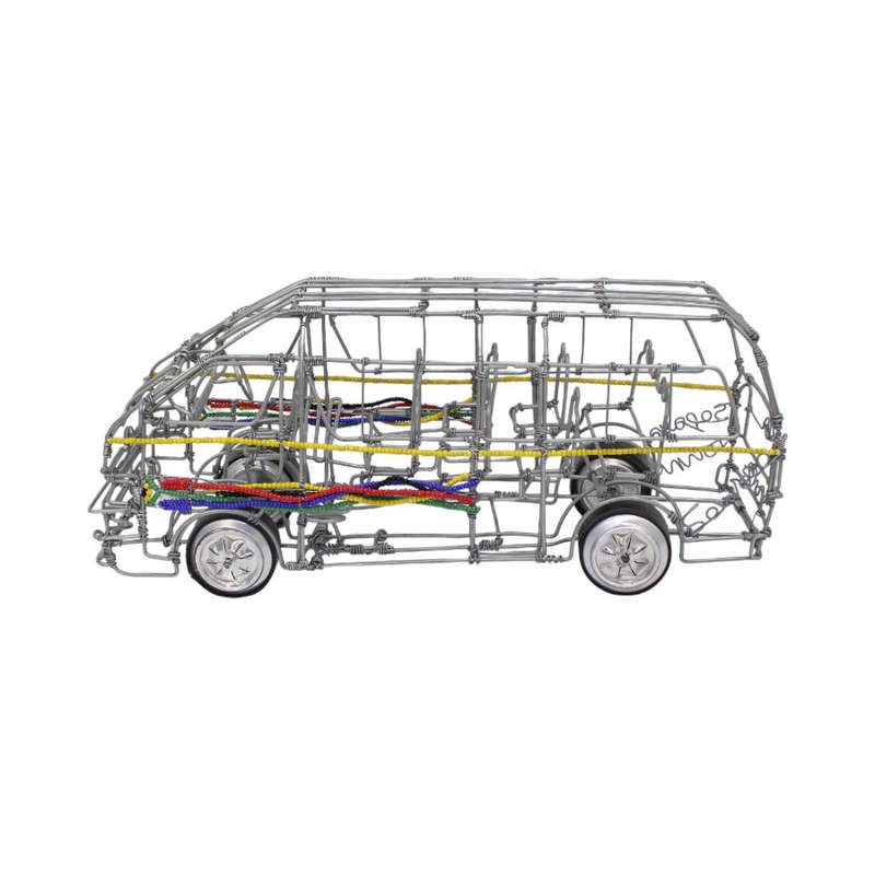 Handcrafted SS Minibus Taxi Model Car