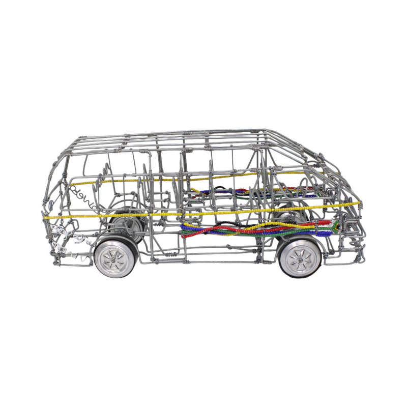 Handcrafted SS Minibus Taxi Model Car