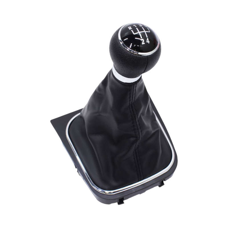 Gearknob &amp; Gear Boot Pouch set Suitable for VW Golf Mk5/6 (5 speed)