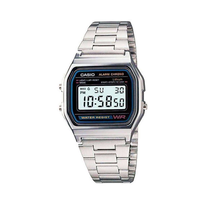 Casio Mens A158WA-1Q Retro Digital Watch