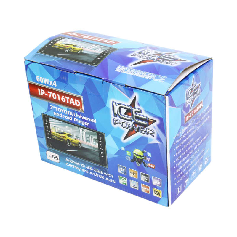 Ice Power IP-7016TAD 7-Inch Toyota Universal Android Car Multimedia System - USB, Bluetooth, Mirr...