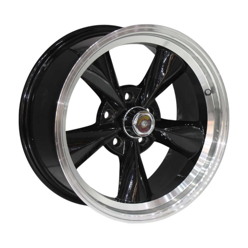 17" EVO AMR 5/120 Black &amp; Silver Alloy Wheels