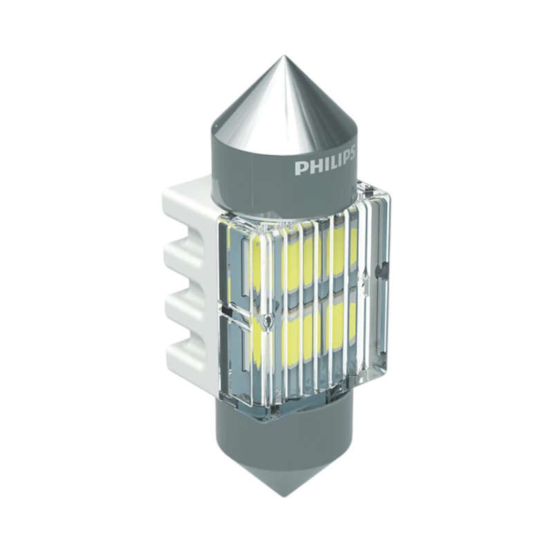 Philips Ultinon Pro3100 Festoon 30mm 12v 0.6w Cool white bulb