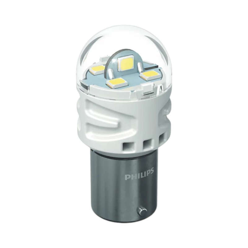 Philips P21/5w LED Ultinon Pro3100 Cool White Bulbs (single contact)
