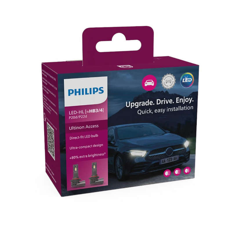 Philips Ultinon Access Pro 2500 HB3/4 LED Bulbs (pair)