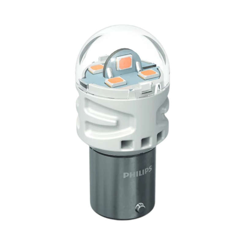 Philips Py21W LED Ultinon Pro3100 Amber Intense Bulbs (pair)