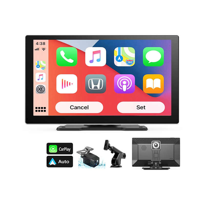 Carplay Q-CA770 9.8" Screene 4K Android Auto with Rear Camera Dashcam