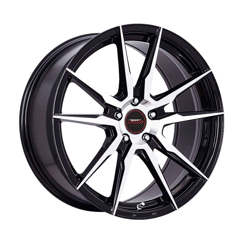 17" A-Line Baltic Black Machine Face 5/120 8j ET35 Flow Form 72.6 Alloy Wheels
