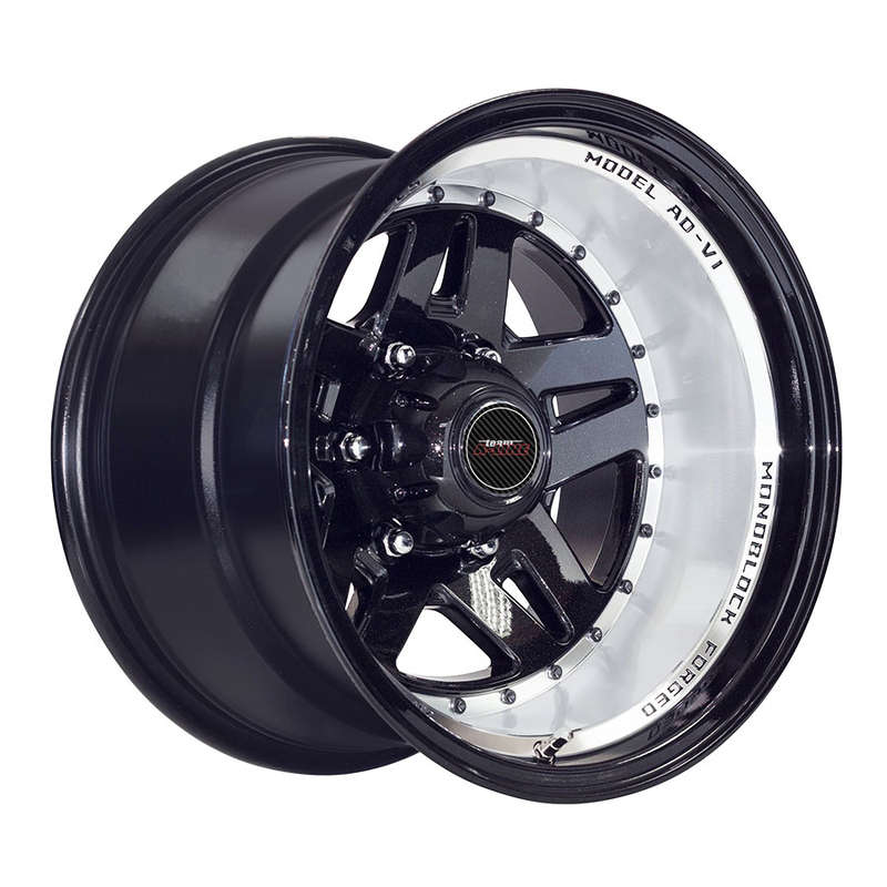 16" A-Line Explorer Diamond Black 6/139 10j ET-44 108.1 Alloy Wheels