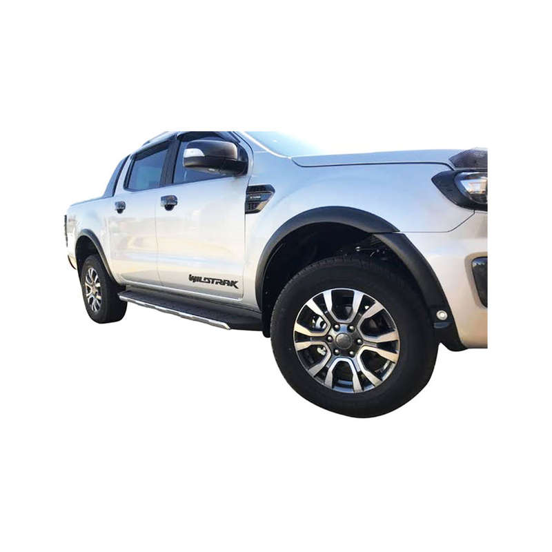 Matt Black Fender Flare Arches Suitable for Ford Ranger 2019-2022 (with Fender PDC)