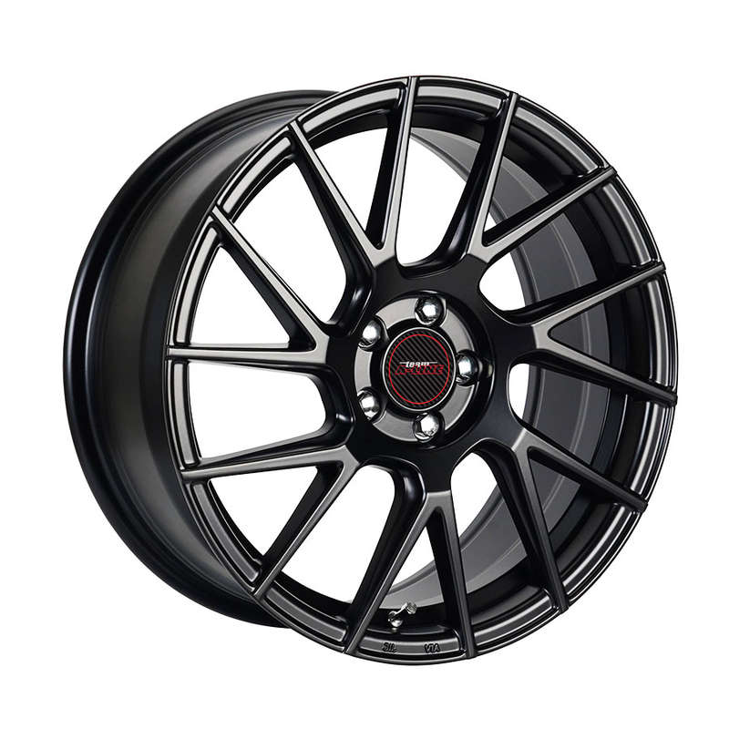 17" A-Line Venus 4/100 &amp; 4/108 Silk Black Alloy Wheels