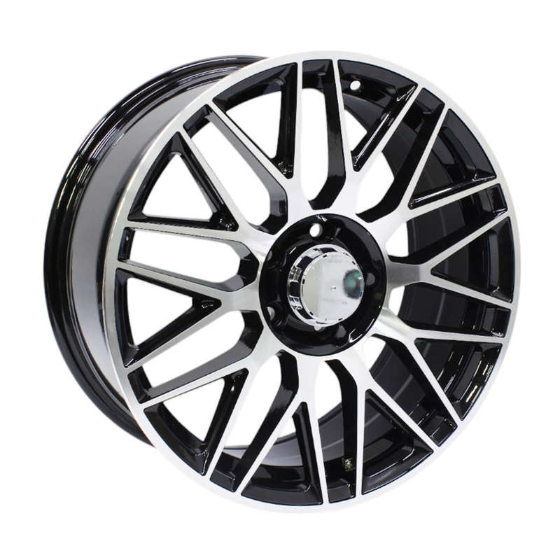 18" RRW 846 5/112 Black Machine Face Alloy Wheels