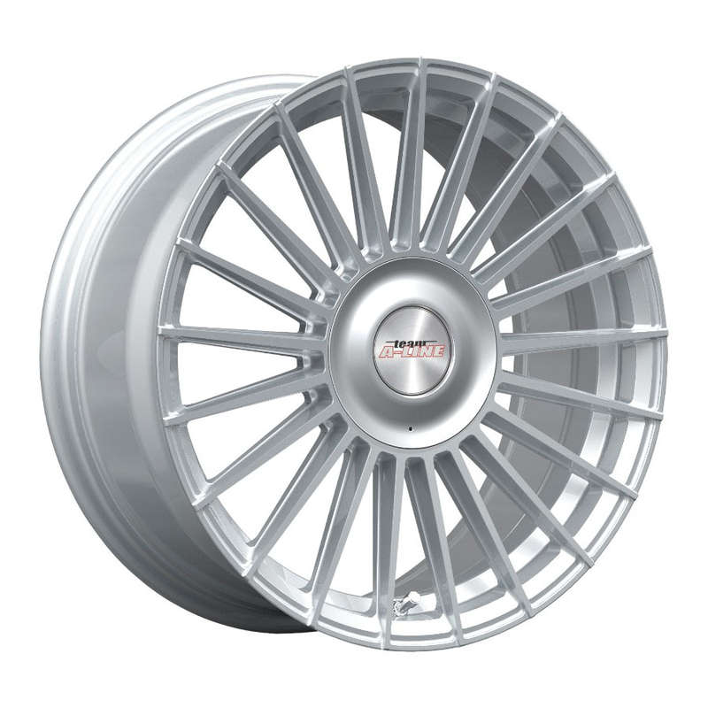 18" A-Line Le Mans 5/112 Arctic Silver Alloy Wheels