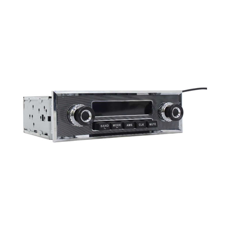 Classic Vintage Retro Design Car Media Player  USB, SD, BT, RCA Outputs, FM Radio