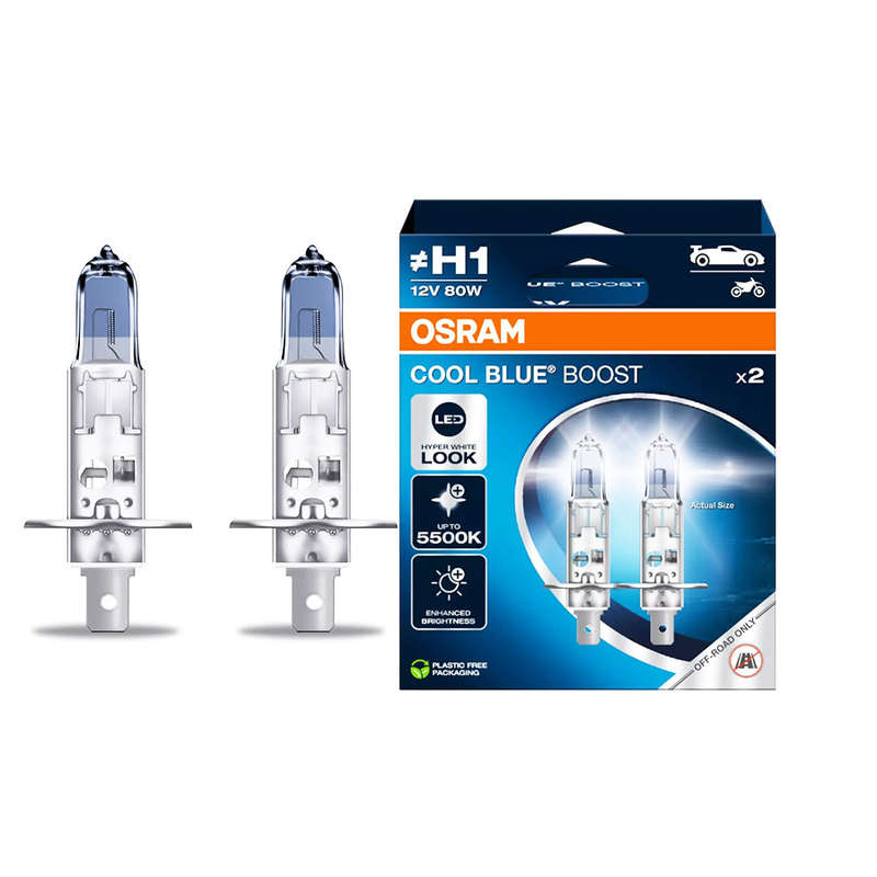 Osram Cool Blu Boost 80w H1 Bulbs