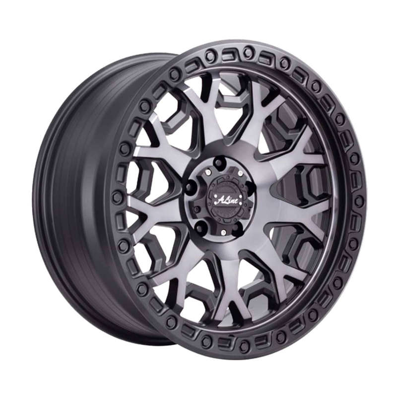 17" A-Line Force 5/150 Satin Black Tinted Alloy Wheels