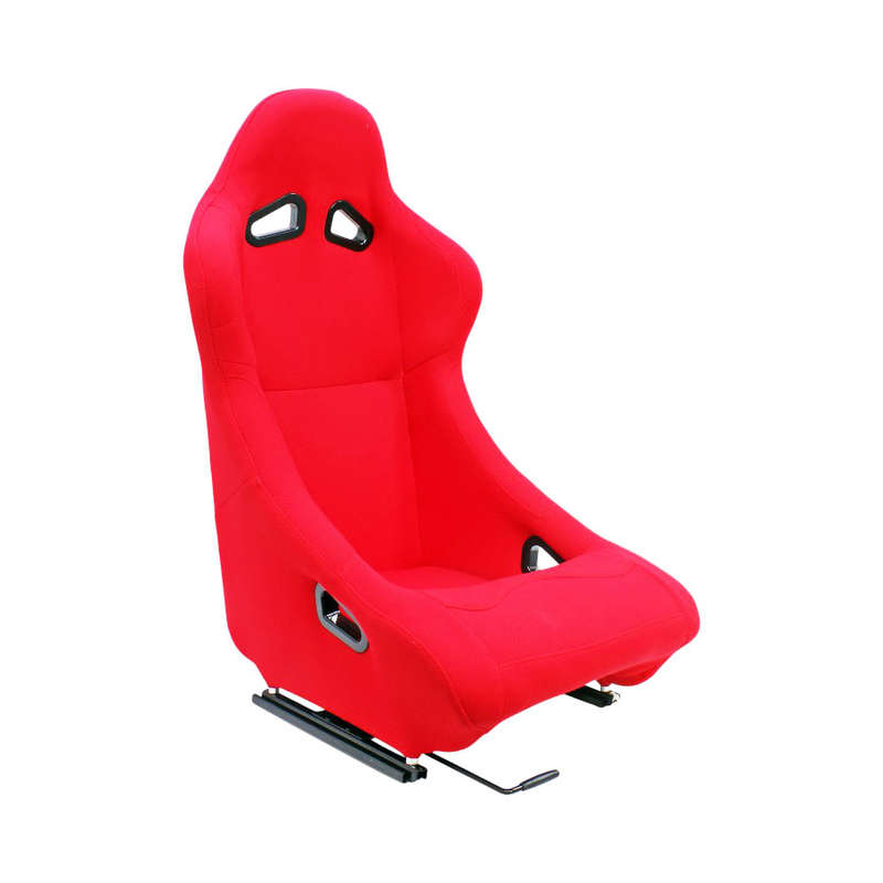 Evo Bucket Non-Reclinable Racing Seats with Polymesh Fabric - Red (each)