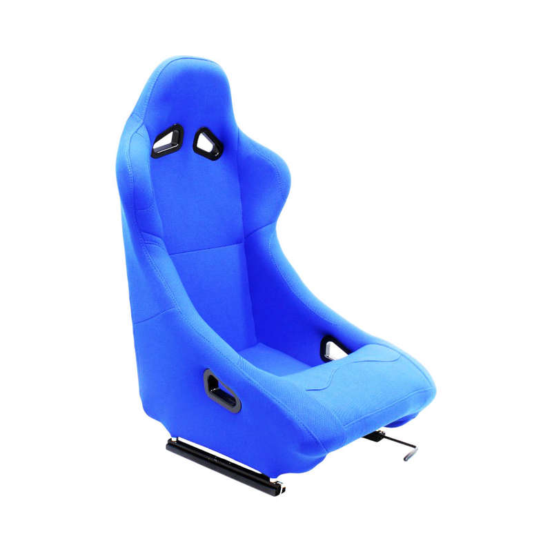 Evo Bucket Non-Reclinable Racing Seats with Polymesh Fabric - Blue (each)