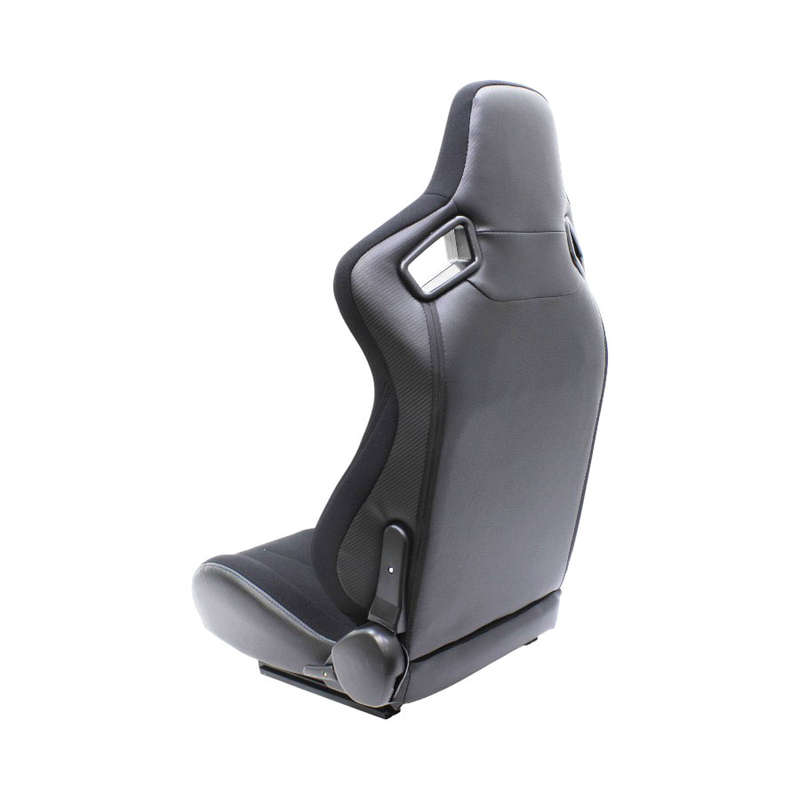 Evo Reclinable Black with Fibretech Rear Finish (pair)