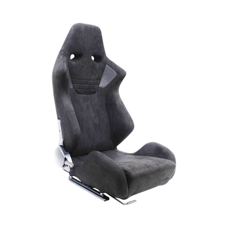 Evo Reclinable Racing Seats with Black Suede Finish (pair)