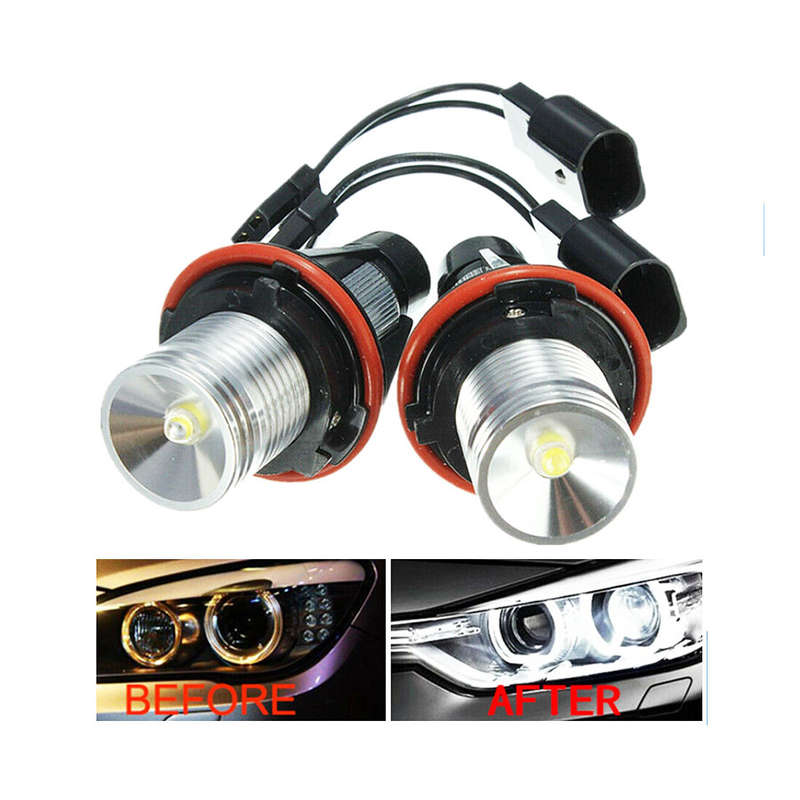N002 LED Superwhite 20w 4SMD LED Angel Eye Marker Lamps for Bmw E39 5 Series (pair)